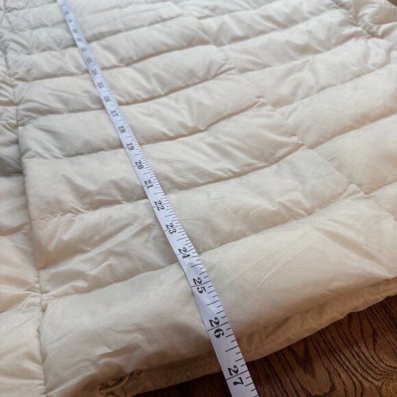 Uniqlo Ultra Light Down Jacket Women’s XL Off-White 750 Fill Power Packable - Picture 11 of 12